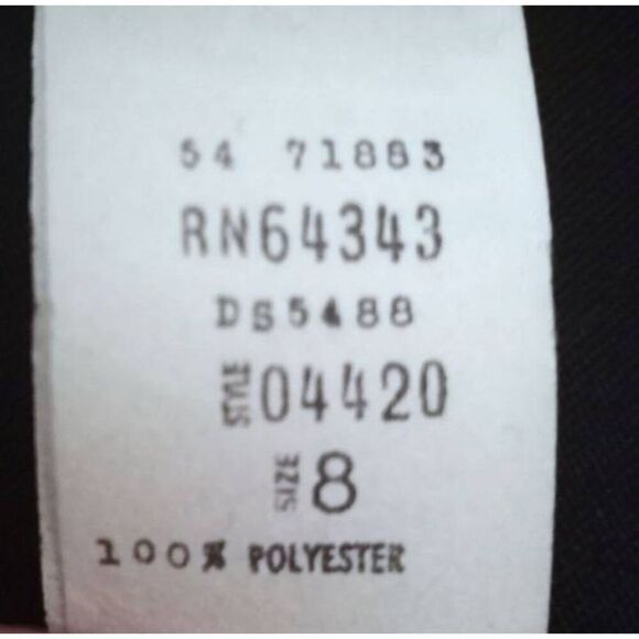 TJW BLACK BLAZER SZ.8 EUC. - Picture 5 of 6